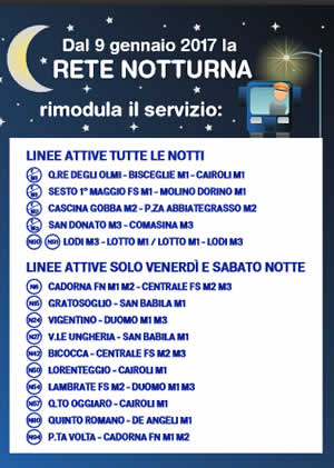 Rete notturna Rete notturna
