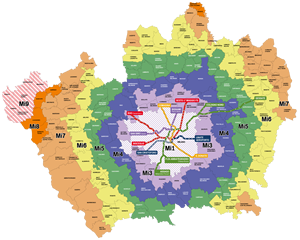 Mappa sistema tariffario zone Milano