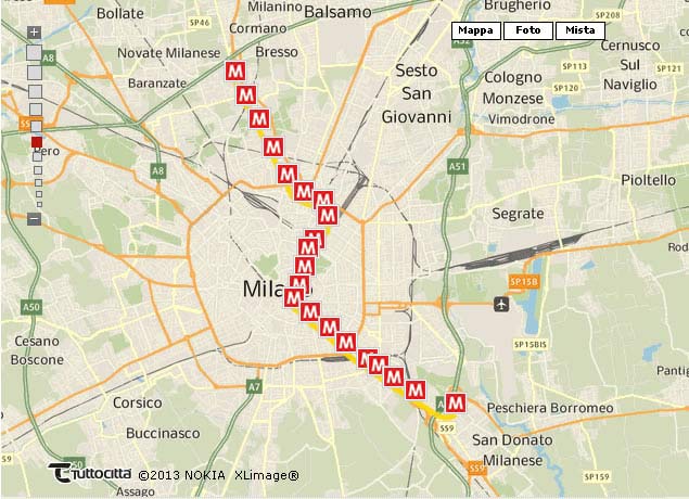 Orari Metro Milano - Orari servizio Metro Milano