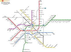 Mappa metropolitana Milano