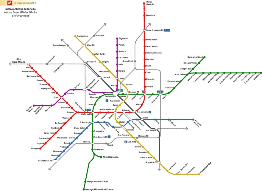 Metropolitana Milano - Scopri la metropolitana di Milano