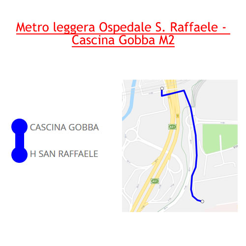 Metro Leggera Ospedale S. Raffaele - Cascina Gobba M2